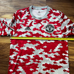 2021 22 Manchester United pre-match football shirt Adidas - S