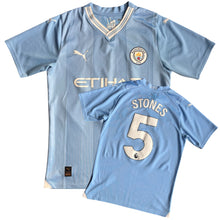 2023 24 Manchester City home football shirt Puma #5 Stones - S