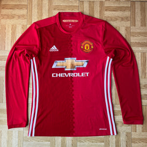 2016 17 Manchester United LS home Football Shirt (excellent) - S