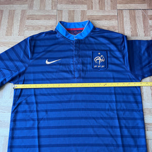 2012 13 FRANCE HOME FOOTBALL SHIRT Classic Nike Vintage - L