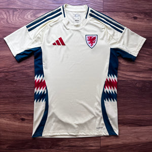 2024 Wales away football shirt Adidas (excellent) - S