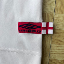 England Umbro vintage football shirt block letter - XL