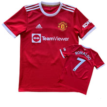 2021 22 MANCHESTER UNITED HOME FOOTBALL SHIRT #7 RONALDO - S