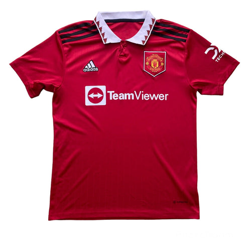 2022 23 Manchester United home football shirt adidas - XS