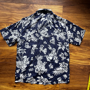 Polo Ralph Lauren Floral Bear Button-Down Shirt Medium men’s