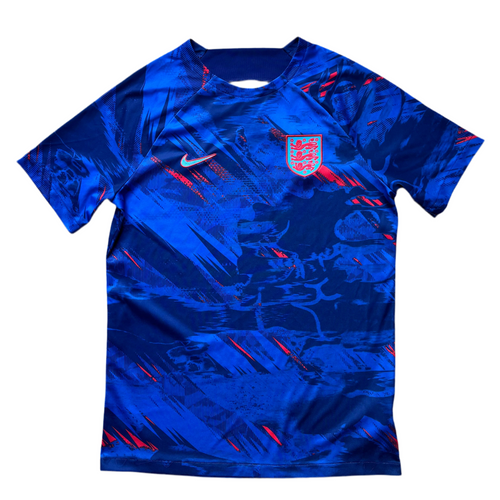 2022 23 England pre-match training football shirt - M