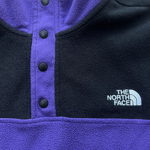 The North Face Fleece Sweatshirt Purple Black Small Men’s TNF Sweater Thermal