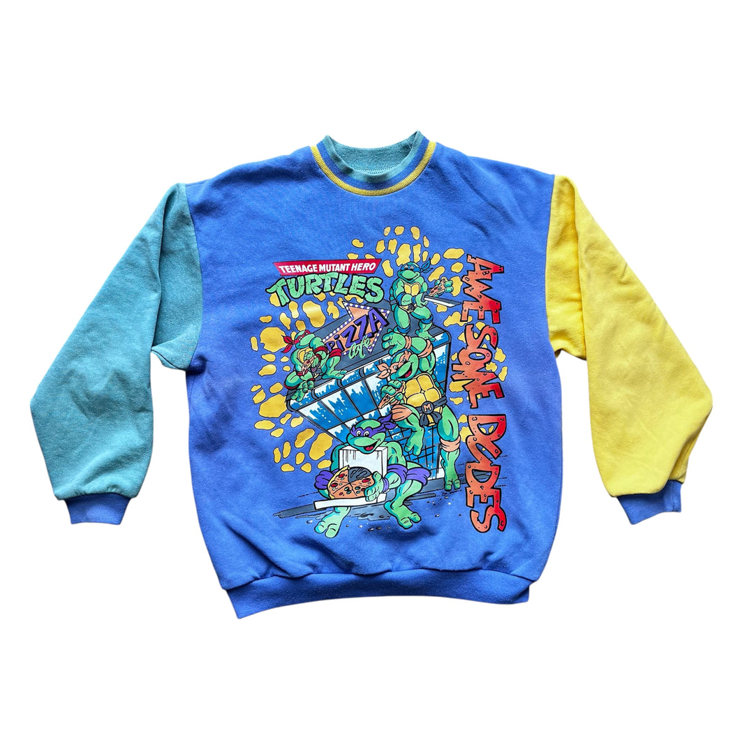 Vintage 1990 Teenage Mutant Hero Turtles Sweatshirt Sweater Age 9-10