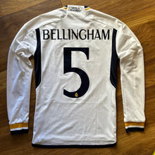 2023-24 Real Madrid long sleeved home football shirt #5 Bellingham - XS