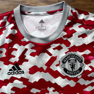 2021 22 Manchester United pre-match football shirt Adidas - S