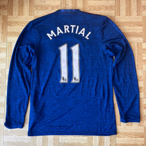 2016 17 Manchester United LS away football shirt #11 Martial Adidas Classic - S