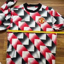 2022-23 Manchester United pre-match football sweatshirt Adidas - M