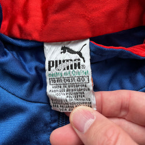 Puma Vintage 90s track zip up jacket sweatshirt sweater - M (40”)