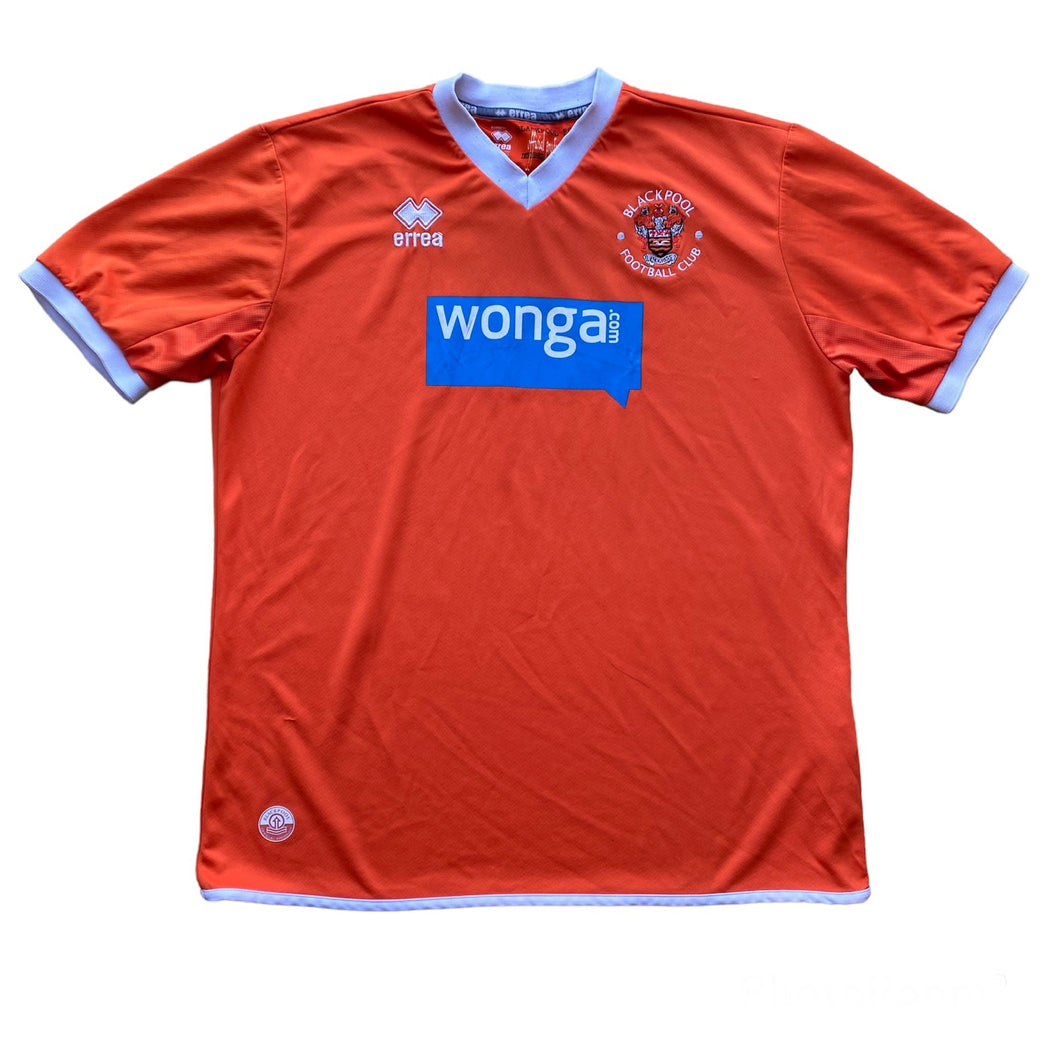 2013 15 Blackpool home Football Shirt - XL