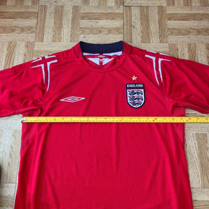 2004 06 England away football shirt (excellent) - S