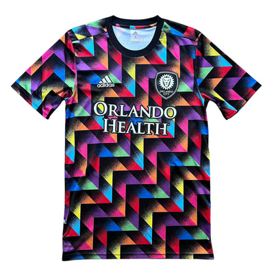 2022 Orlando City LGBTQ pre-match training football shirt MLS soccer Adidas - S