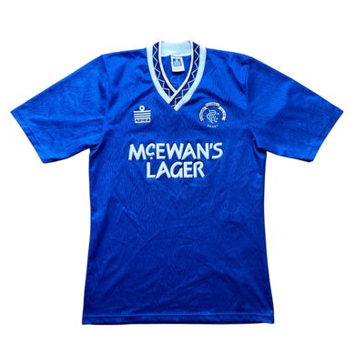 1990 92 Rangers home football shirt Admiral - S