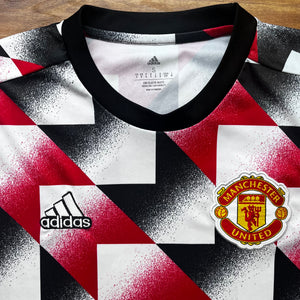 2022-23 Manchester United pre-match football shirt Adidas - S