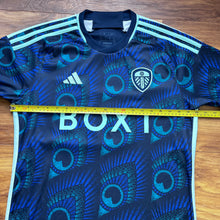 2023 24 Leeds United away football shirt Peacock Adidas - M