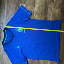 Brazil Brasil travel 100% cotton football t-shirt Nike - M