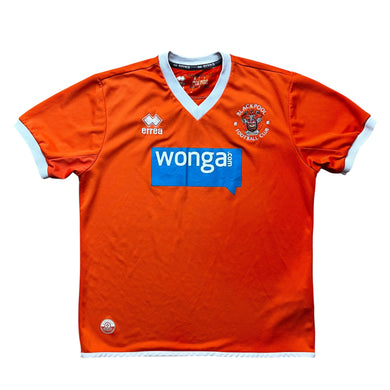 2013 15 Blackpool home Football Shirt Errea - S