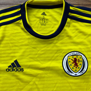 2017 18 Scotland away football shirt Adidas (excellent) - S