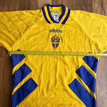 1994 Sweden home football shirt Adidas Vintage - M 38-40”