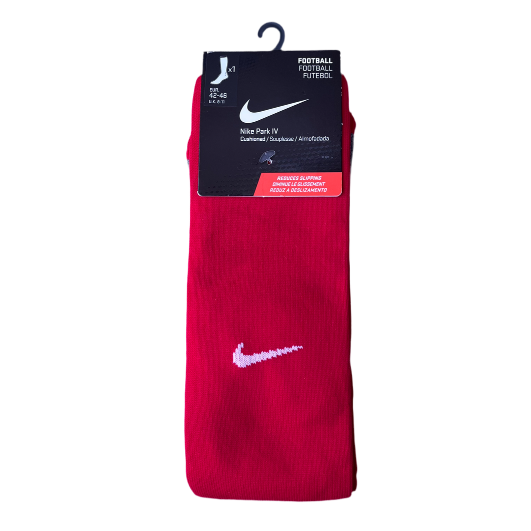 Nike Park IV cushioned football socks red uk - 8-11 men’s