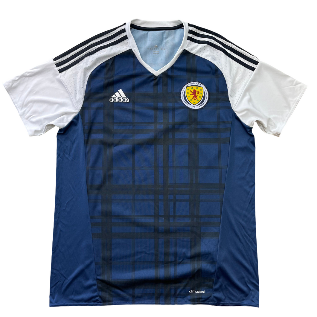 2016 17 Scotland home football shirt Adidas - L