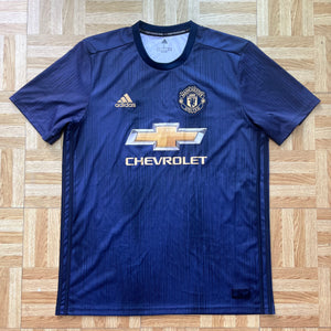 2018 19 Manchester United Third Football Shirt adidas (excellent) - L