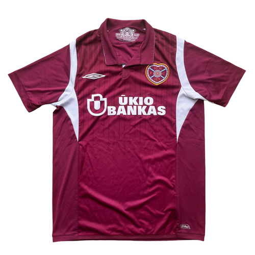 2009 10 HEART OF MIDLOTHIAN FOOTBALL SHIRT Umbro - S