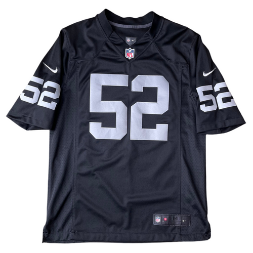 NFL Las Vegas Oakland Raiders #52 Khalil Mack American Football Jersey - M