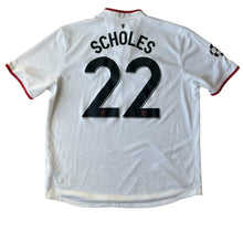 2012 14 Manchester United away football shirt #22 Scholes (poor) - XL