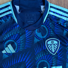 2023 24 Leeds United away football shirt Peacock Adidas - S