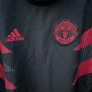 2018 19 Manchester United training warm up football shirt Adidas Thermal - XL