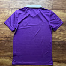 Real Madrid Adidas originals purple polo style football shirt - S