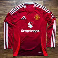 2024 25 Manchester United L/S home football shirt #10 Rashford - S