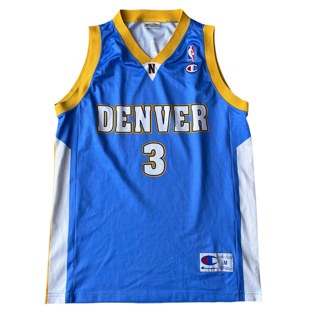 2006-08 Denver Nuggets NBA away Iverson #3 Champion Jersey - M