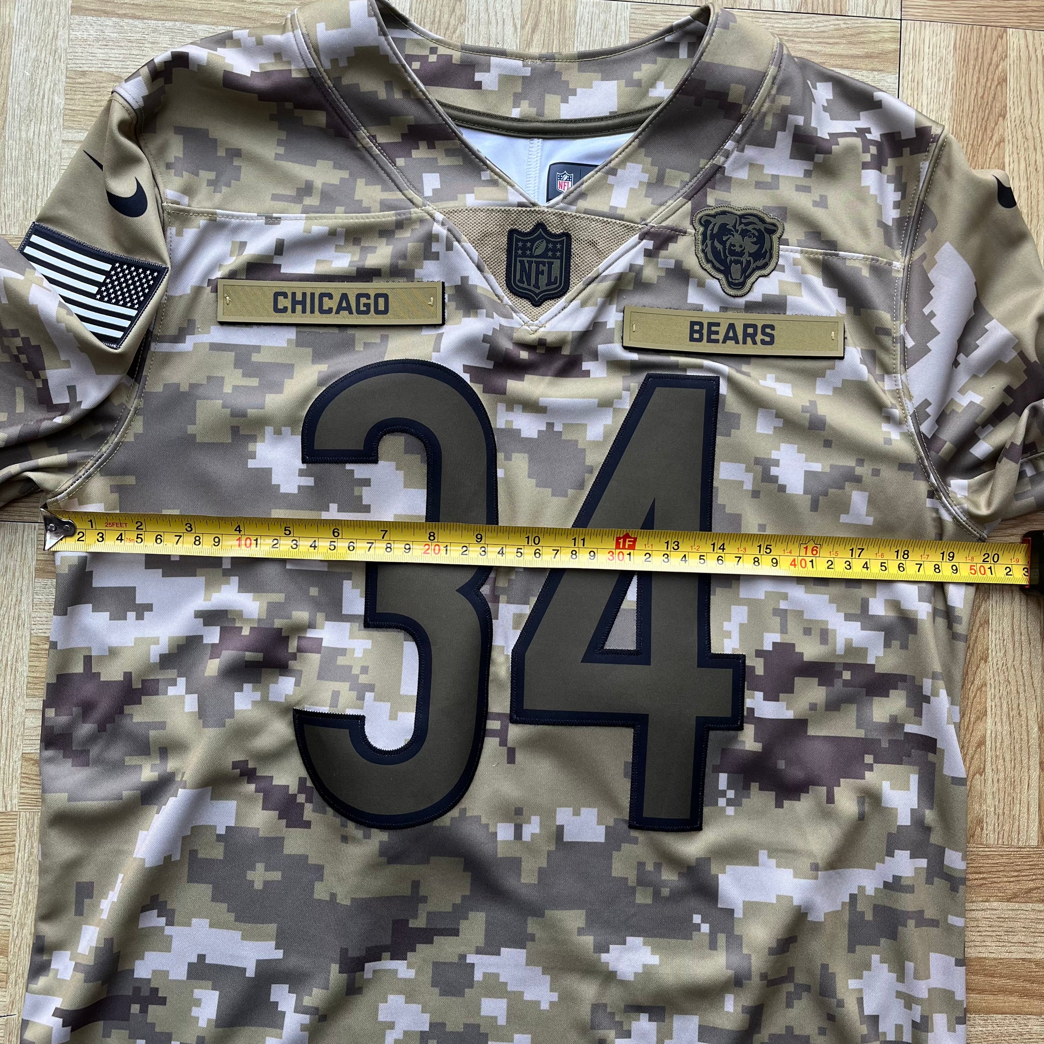NFL Chicago Bears 34 WALTER JERRY PAYTON Salute to Service Limited Ni buysellfootballshirts