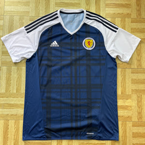 2016 17 Scotland home football shirt Adidas - L