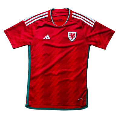 2022 23 Wales home football shirt Adidas (excellent) - S