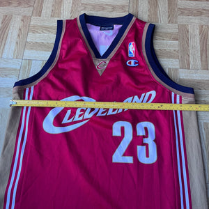 2003-04 Cleveland Cavaliers NBA LeBron James #23 Champion Jersey Vest - S