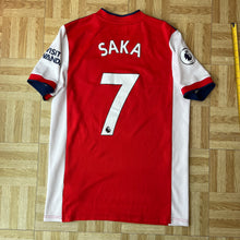 2021 22 Arsenal home football shirt Adidas #7 Saka - M