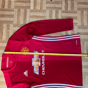 2016 17 Manchester United LS home Football Shirt (excellent) - S