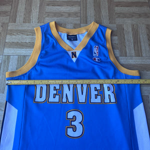 2006-08 Denver Nuggets NBA away Iverson #3 Champion Jersey - XS