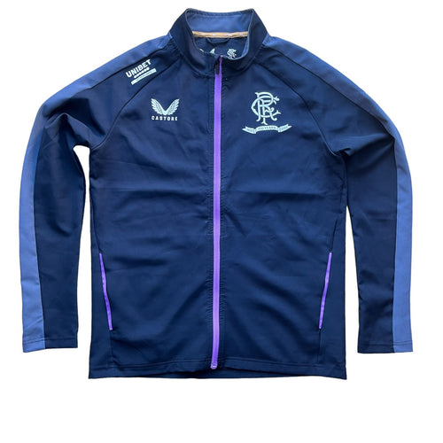 Rangers match day anthem football training track jacket Castore - M