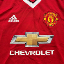 2015 16 Manchester United home football shirt Adidas (excellent) - S