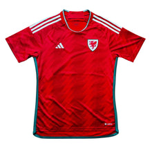 2022 23 Wales home football shirt Adidas (excellent) - M