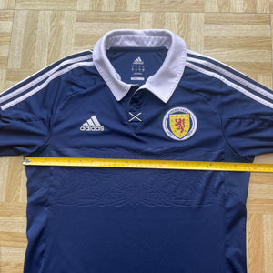 2011 13 SCOTLAND HOME FOOTBALL SHIRT Adidas (good) - M