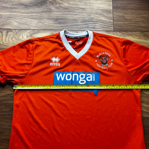 2013 15 Blackpool home Football Shirt Errea - S